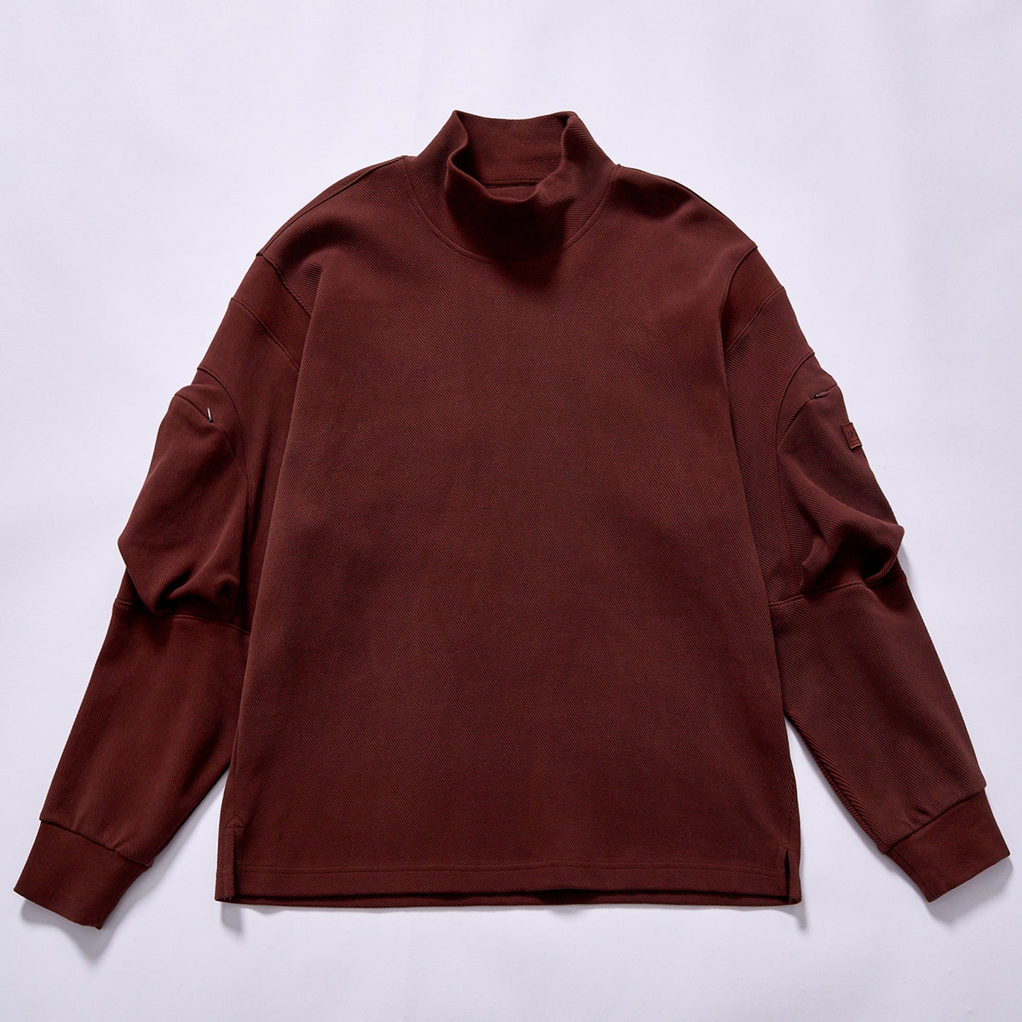 hot selling brushed fleece loose oversized layering shirt drop shoulder loose oversized fit  casual sweat top