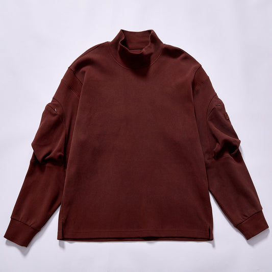 hot selling brushed fleece loose oversized layering shirt drop shoulder loose oversized fit  casual sweat top