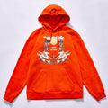 Customized traditional cultural streetwear top streetwear kangaroo pocket layering hoodie adjustable fabric drawstring hood pullover hooded sweatshirt cultural trend couple matching sets