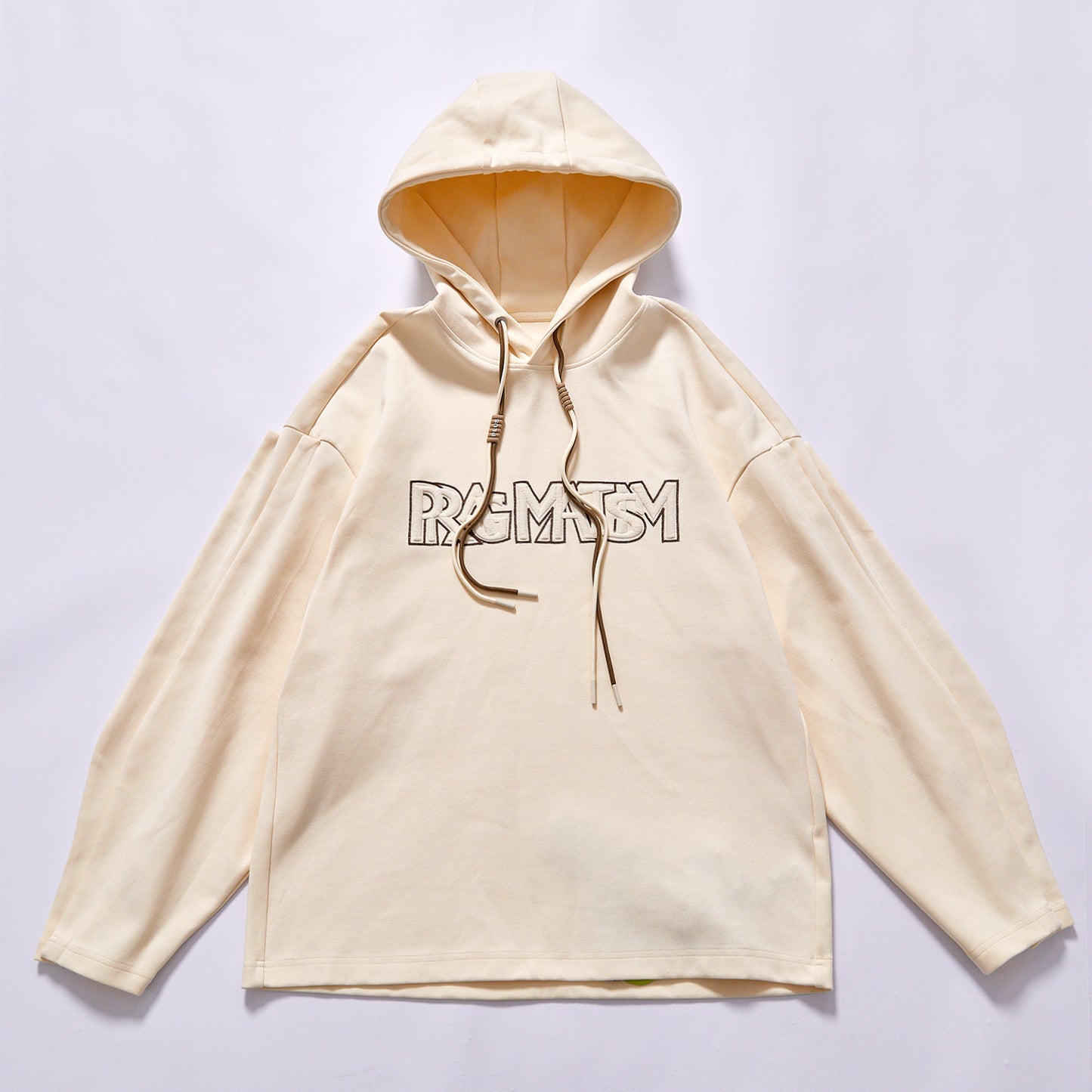 factory bulk oversized fleece street sweatshirt drop shoulder loose fit fleece pullover spring autumn layering