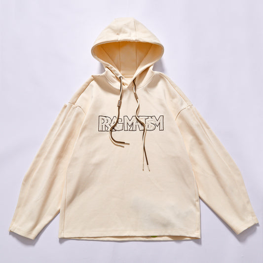factory bulk oversized fleece street sweatshirt drop shoulder loose fit fleece pullover spring autumn layering