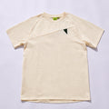 best seller Custom diagonal split raglan t‑shirt relaxed oversized fit heavy cotton short sleeve city walk