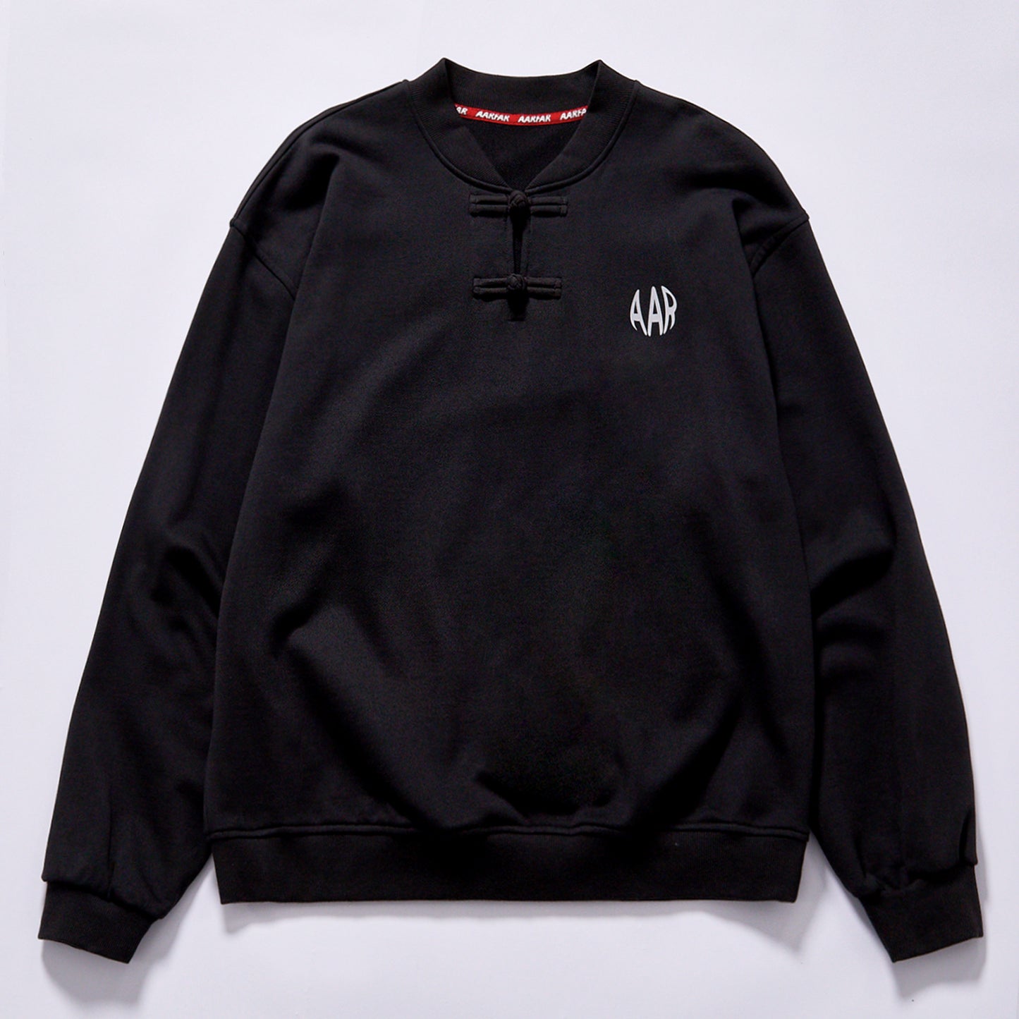 Unique Design Man's Sweatshirt New Chinese Style Soft Button Long Sleeve Top for Photo Shoot Street Fashion Look