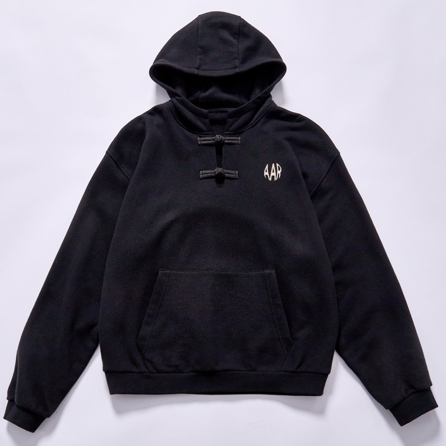 Premium Texture Men's Hooded Sweatshirt Rib Cuff Modified Tang Suit Sweatshirt for Short Trip Home Casual Wear
