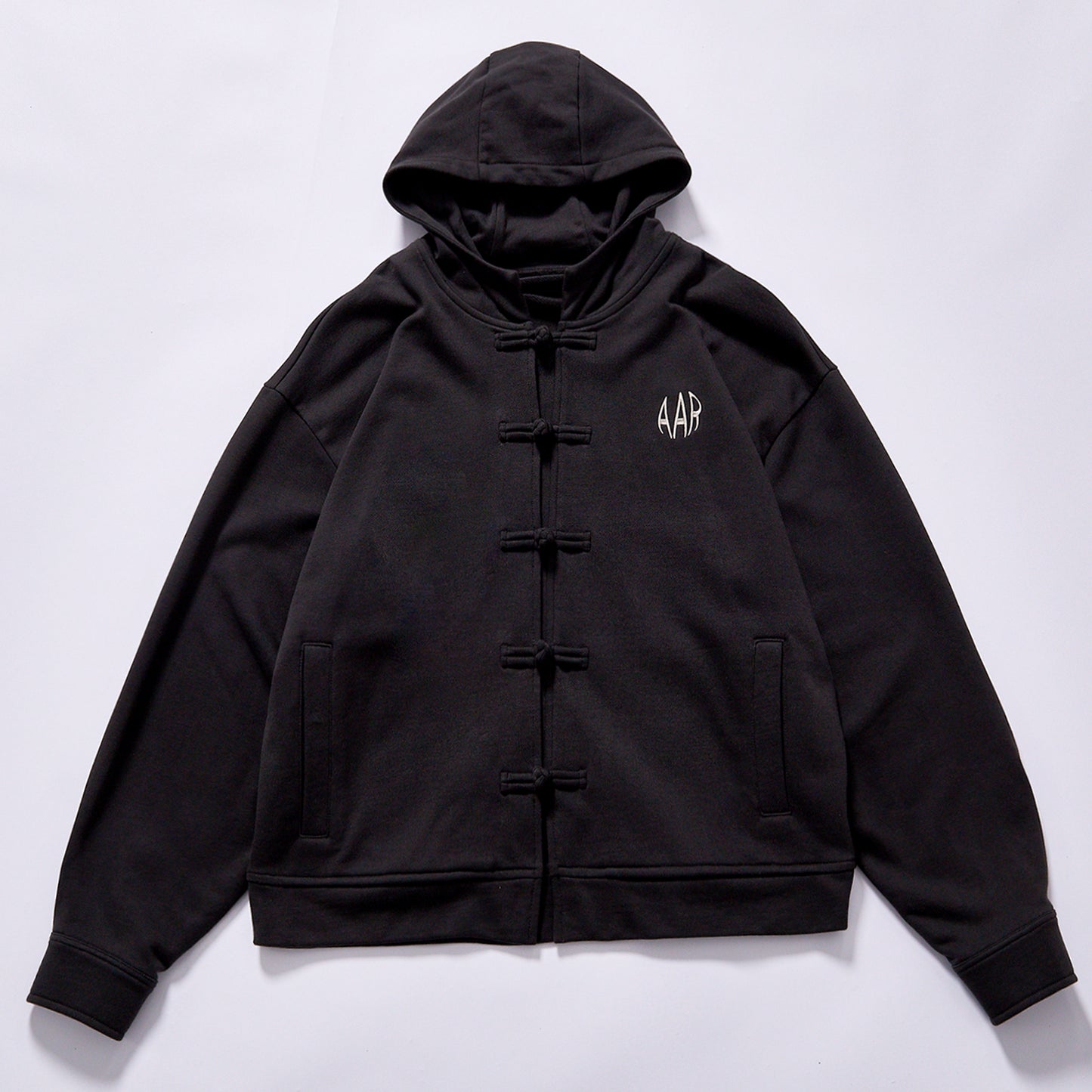 Boosts Elegance Men's Hoodies Artistic 3-Season Modified Tang Hooded Jackets for Chinese Style Afternoon Tea Gathering Oriental Streetwear