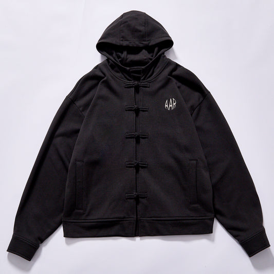 Boosts Elegance Men's Hoodies Artistic 3-Season Modified Tang Hooded Jackets for Chinese Style Afternoon Tea Gathering Oriental Streetwear