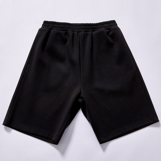 Summer Relaxed Vibe Sweat Shorts Loose Straight Fit Breathable High Waist Knee Sport Shorts for Light Workout  Gym Outfit