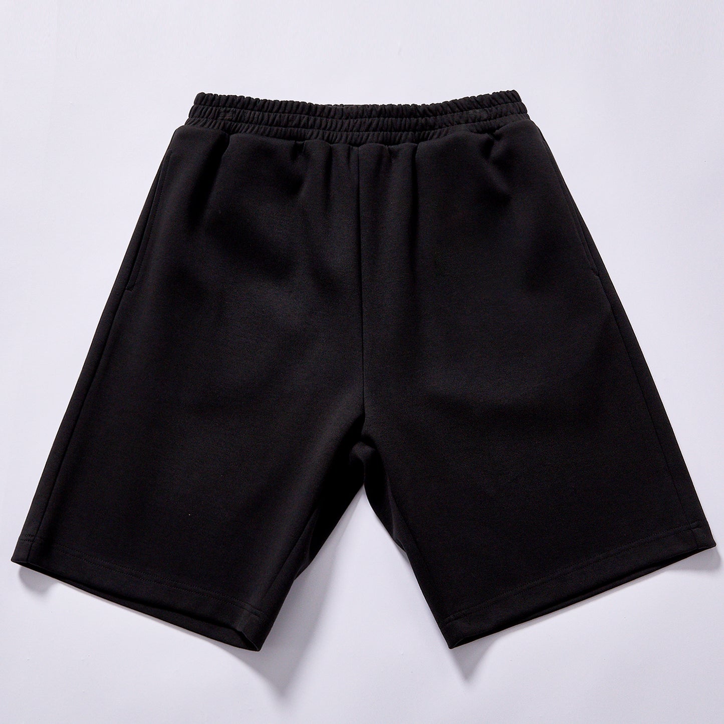 Custom High Quality Men's short fleece casual shorts  relaxed fit fleece bermuda shorts elastic drawstring waist fleece bermuda city walk daily loungewear
