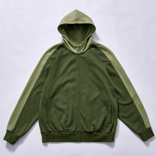 Customized hot selling sports training fleece hooded coat rib elastic cuffs hem outdoor running athletic hooded jacket outdoor jogging running outfit