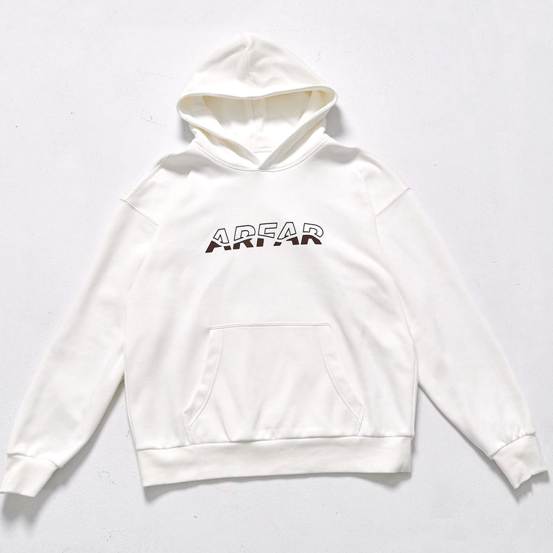 Cream Graphic Pullover Hoodie