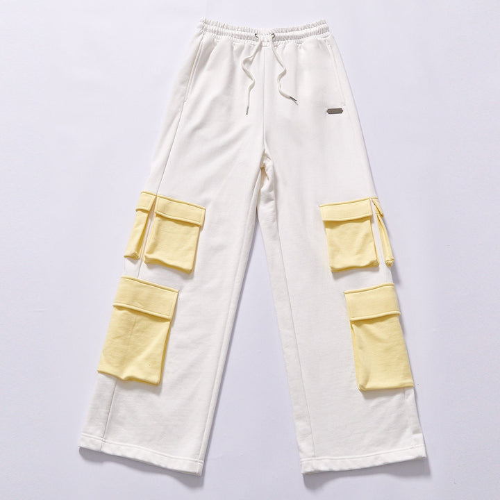 Fleece Wide-Leg Sweatpants
