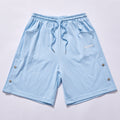 bulk wholesale custom logo elastic drawstring waist fleece knee length track shorts double stitched leg hem summer breathable street sport bottoms leisure sweat shorts