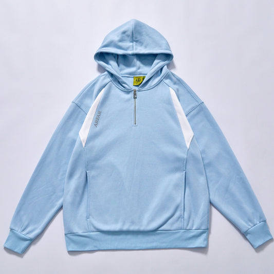 hot selling custom logo trending hoodie zip pullover hoodie  drawstring hood kangaroo pocket hooded sweatshirt men spring autumn transitional top daily commute city walk