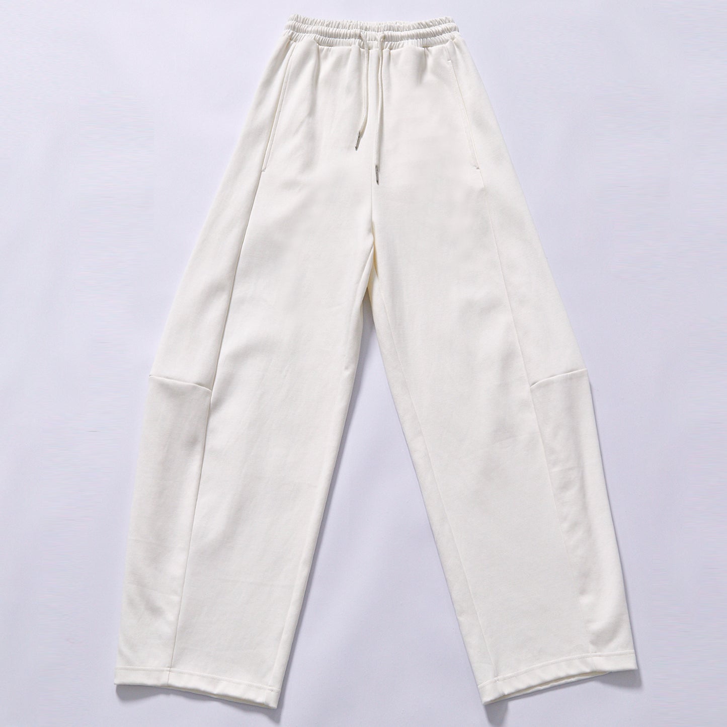 hot selling wide leg sweatpants elastic waist drawstring wide leg sweatpants loose relaxed fit inner seamless stitching Wide double layered high elastic rib waistband