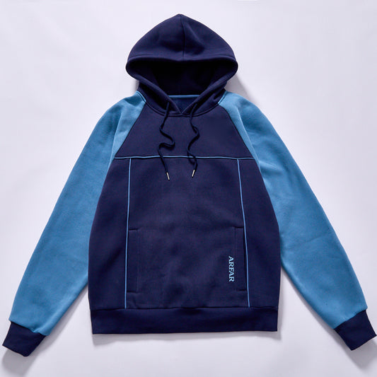 trending men color block tracksuit set color contrast hooded sweatshirt matching wide leg sweat pants french terry casual jogger adjustable drawstring hood front zipper pocket oversized loungewear suit indoor relaxation couple matching wear