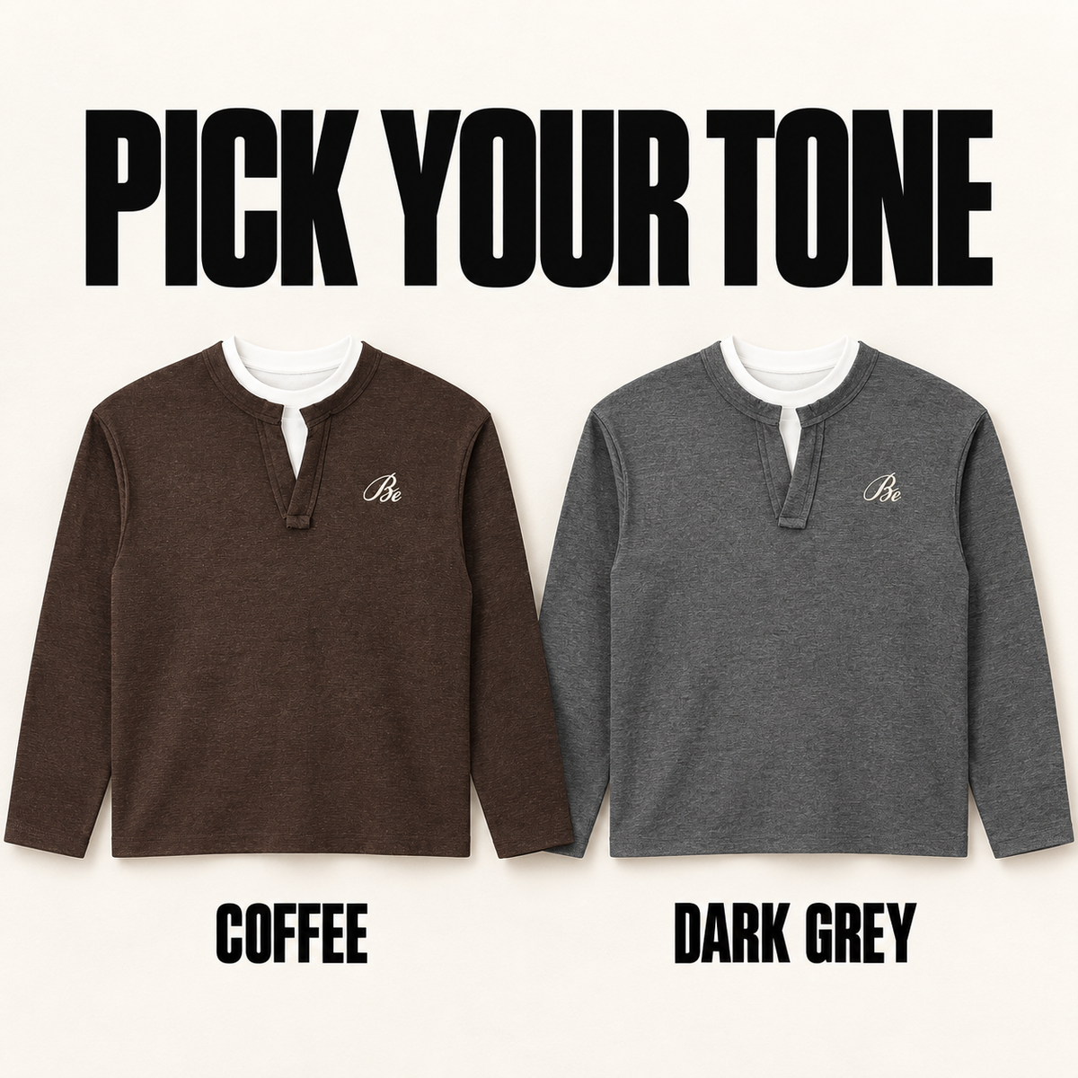 A9468 complete ready-stock color selection board showing Coffee, Dark Grey