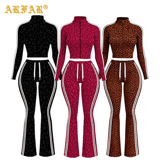 Y2K Women's Custom Logo 2026 Jacket Flared Leggings Zipper Yoga Sets Two Piece Outfits Women Skinny Jogging Suits Tracksuit Set