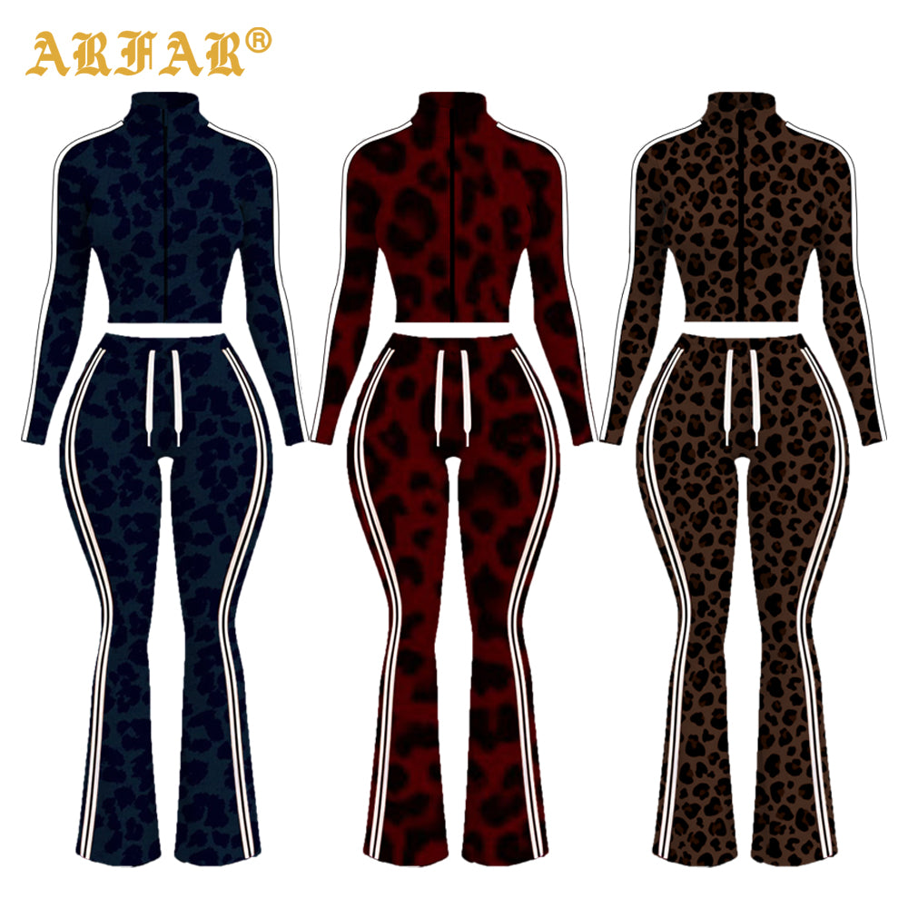 Y2K Women's Custom Logo 2026 Jacket Flared Leggings Zipper Yoga Sets Two Piece Outfits Women Skinny Jogging Suits Tracksuit Set