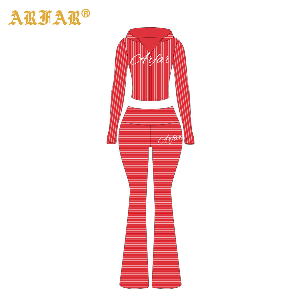 Two Piece Set Women Clothing Custom LOGO Cotton Ribbed Striped Long Sleeve Shirt and Skinny Pants 2 Piece Lounge Sets Women 2026