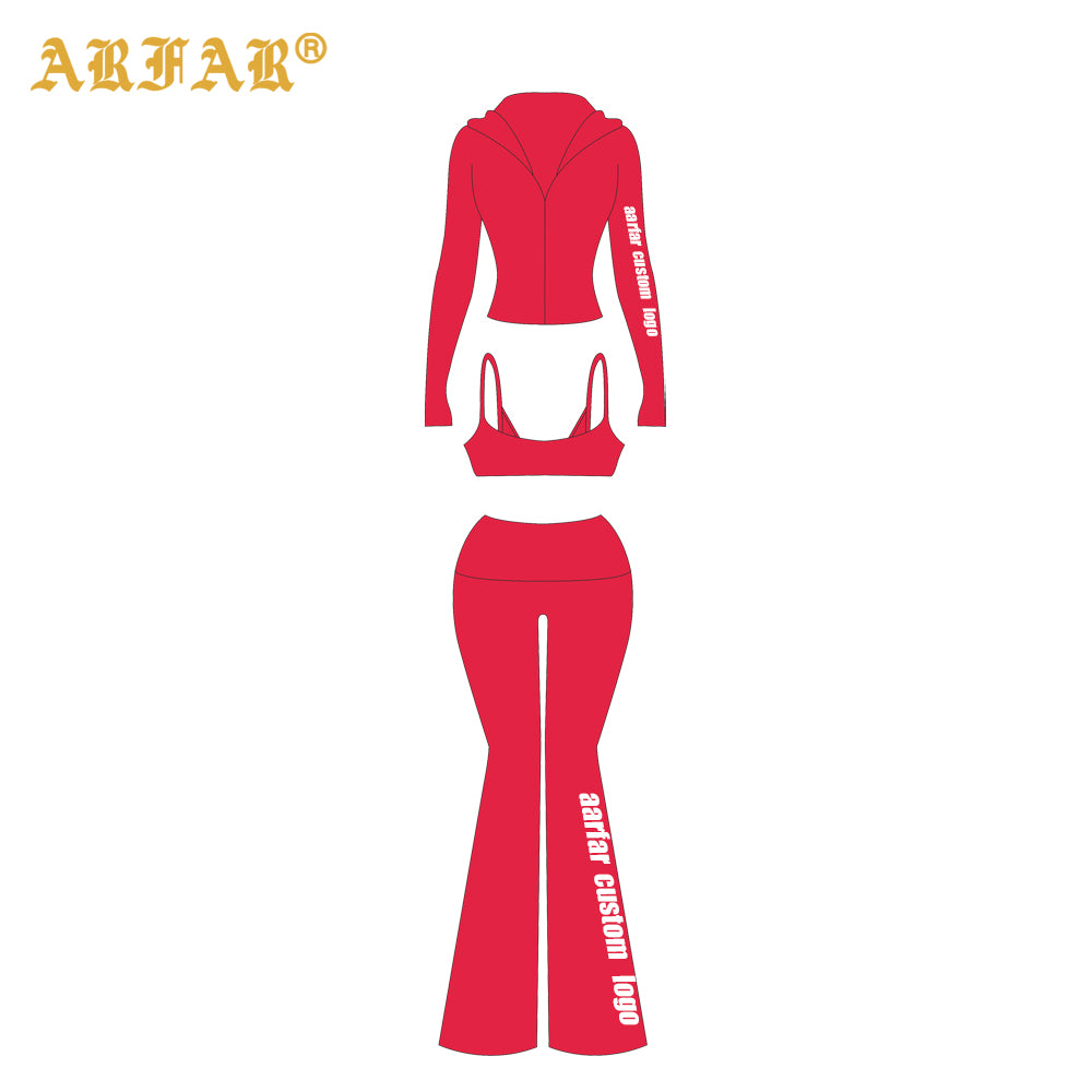 High Quality Sportswear Gym Outfit Women's Activewear Jacket with Cuffs Leggings Fitness Clothing Yoga Set