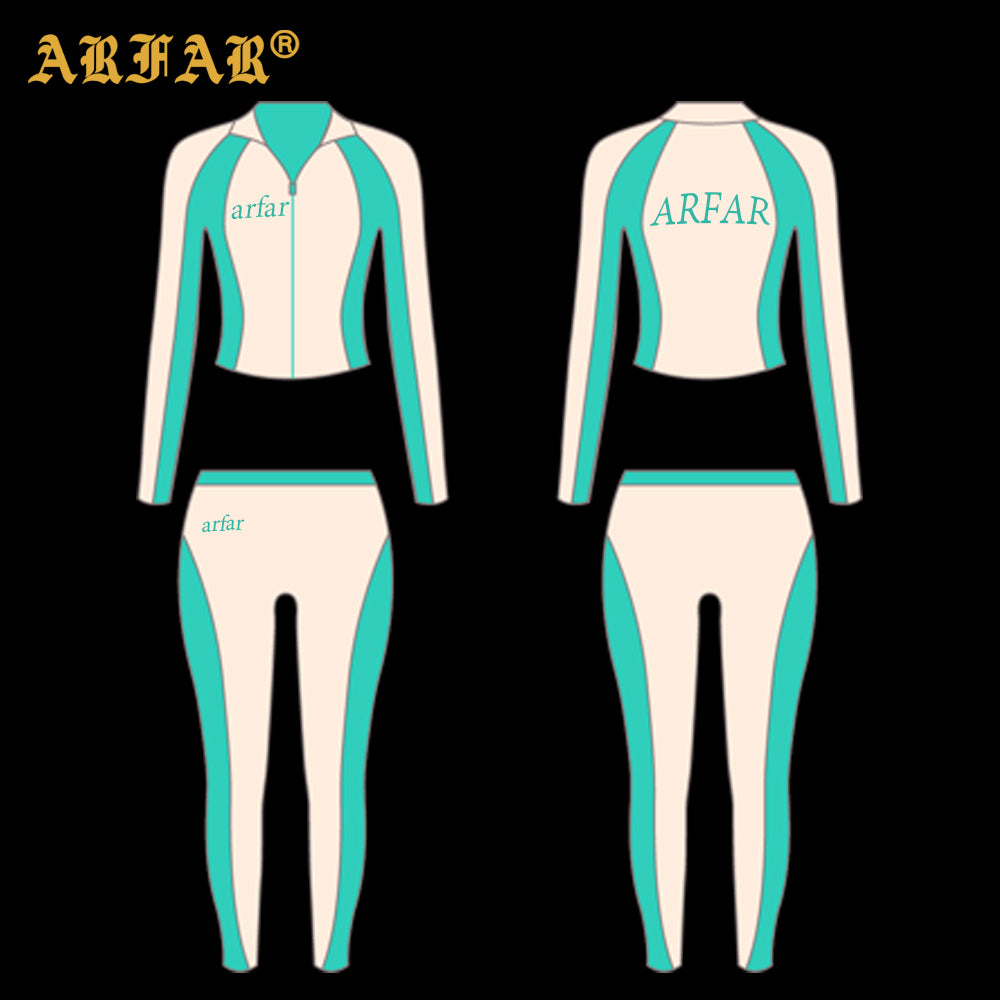 2026 Trending Color Blocking Tracksuits for Women Custom Logo Embroidery Jacket Sweatpants 2 Piece Jogger Set Women