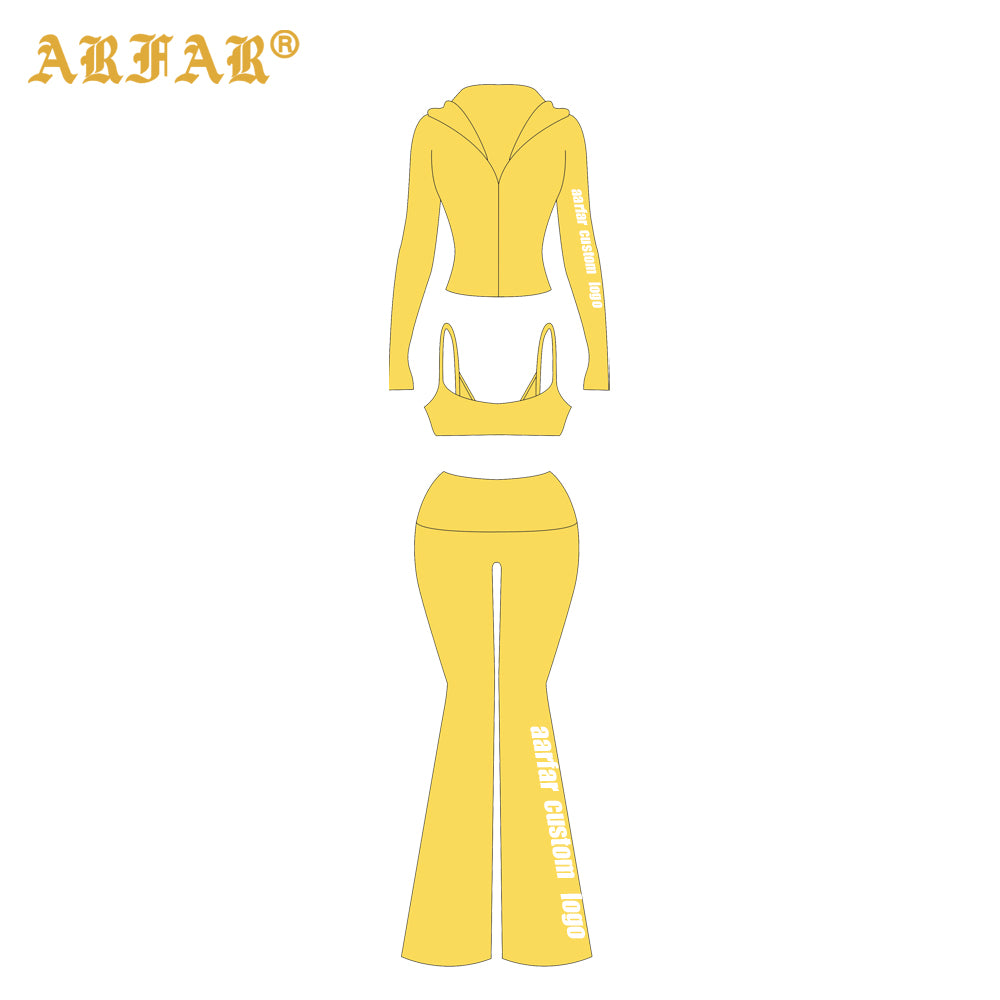 High Quality Sportswear Gym Outfit Women's Activewear Jacket with Cuffs Leggings Fitness Clothing Yoga Set