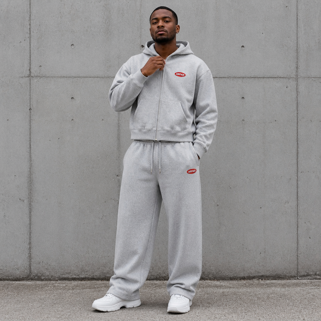 Winter Men's Hoodie and Sweatpants Set