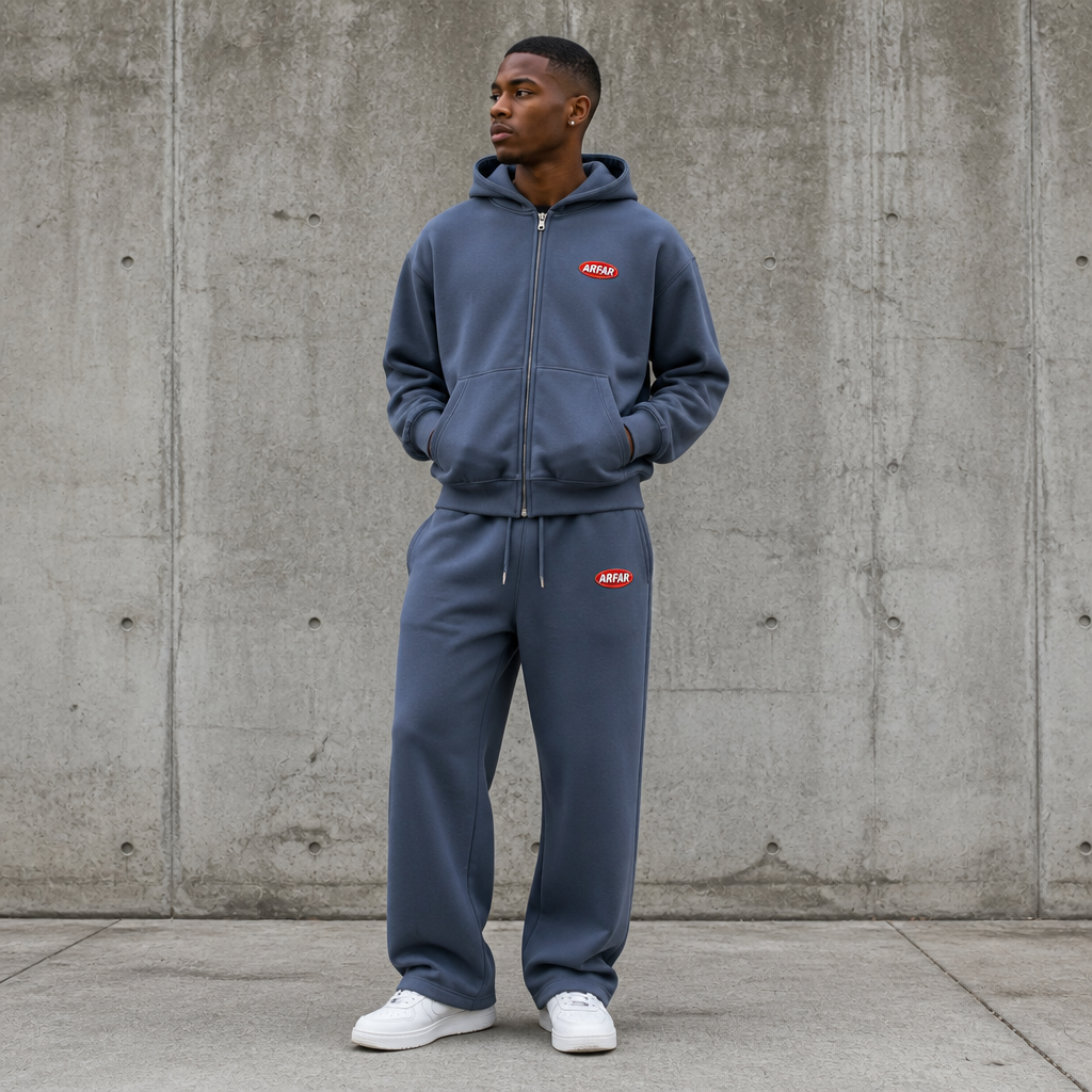 Winter Men's Hoodie and Sweatpants Set