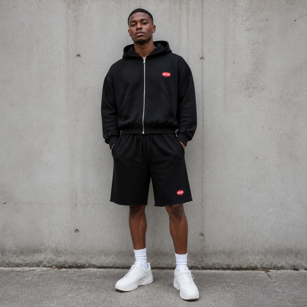 Winter Men's Hoodie and Sweatpants Set