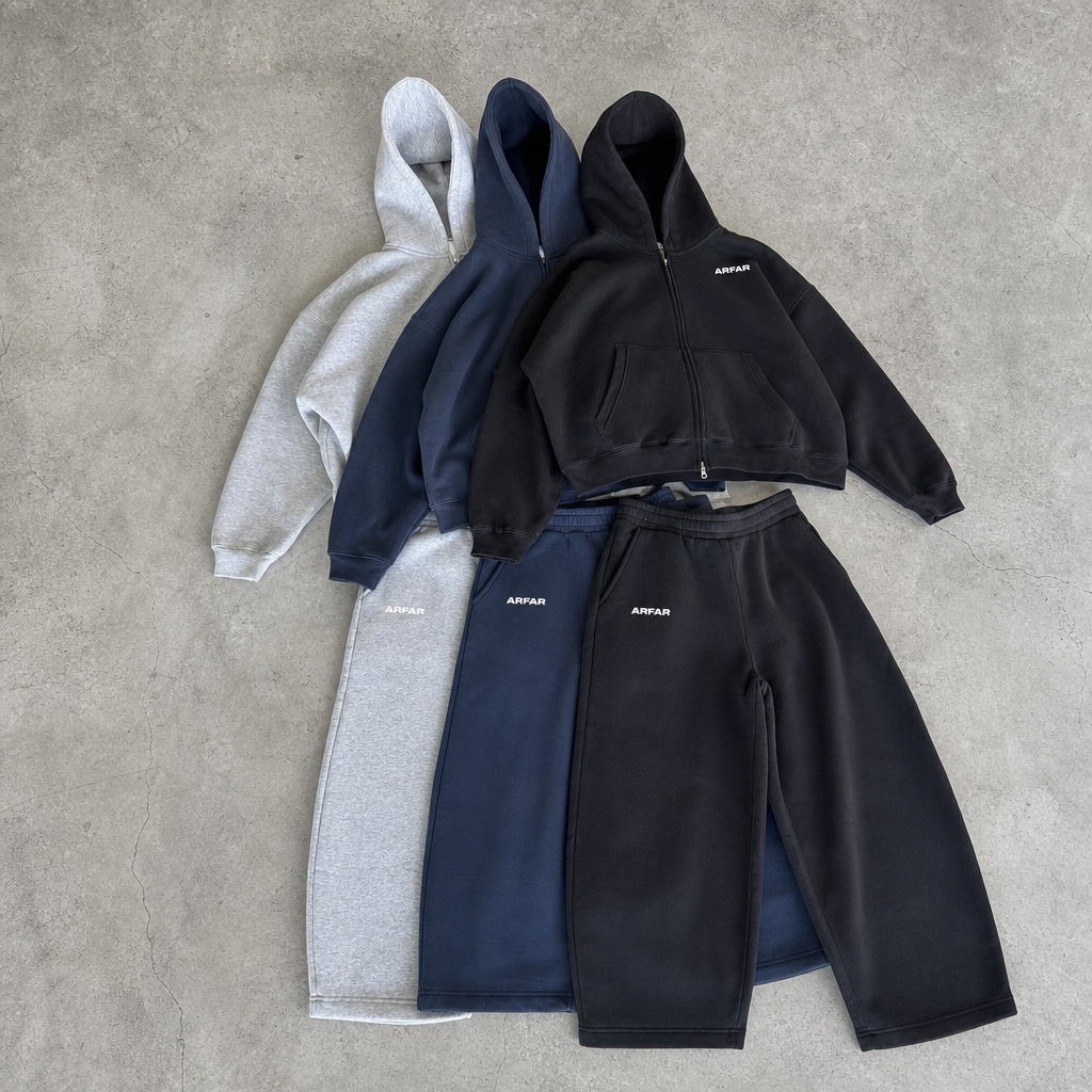Winter Men's Hoodie and Sweatpants Set
