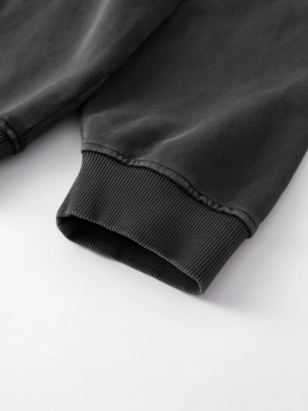 Rib cuff and stitching from the supplied A83552 garment reference
